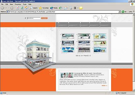 Template #3342, Html Content Page Screenshot