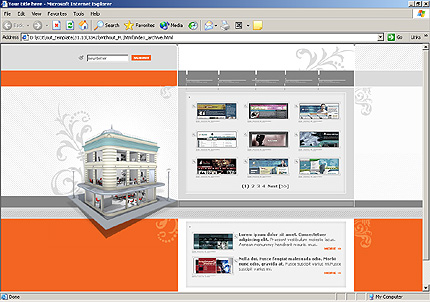 Template #3342, Html Content Page Screenshot