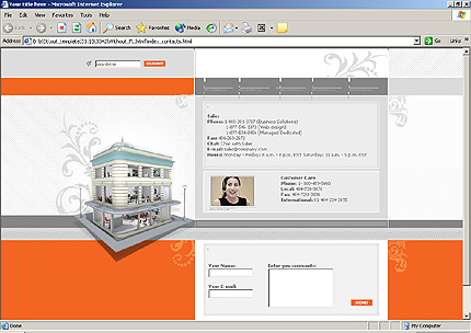 Template #3342, Html Content Page Screenshot