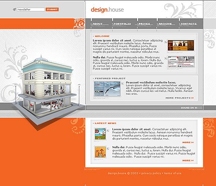 Template #3342, Adobe Photoshop Homepage Screenshot