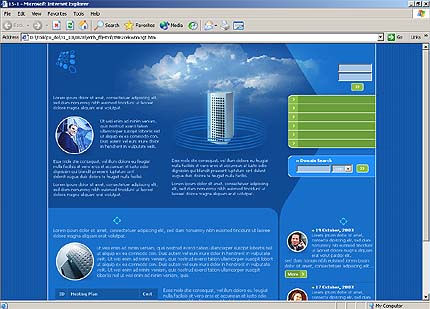 Template #3343, Html Content Page Screenshot