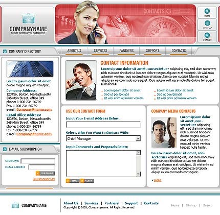 business&nbsp;site template