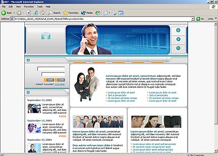company&nbsp;website template