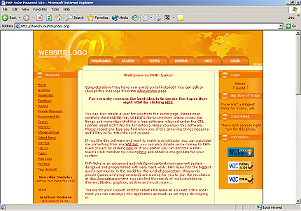 publishing&nbsp;site template