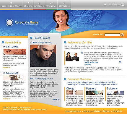 business&nbsp;site template