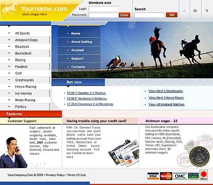 sport&nbsp;site template