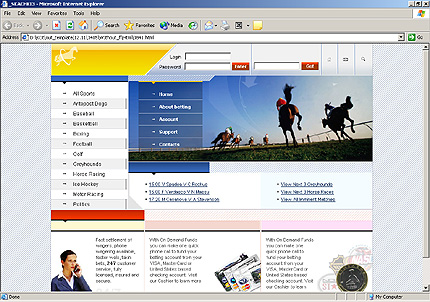 portal&nbsp;website template