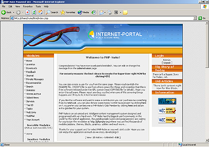 internet&nbsp;site template