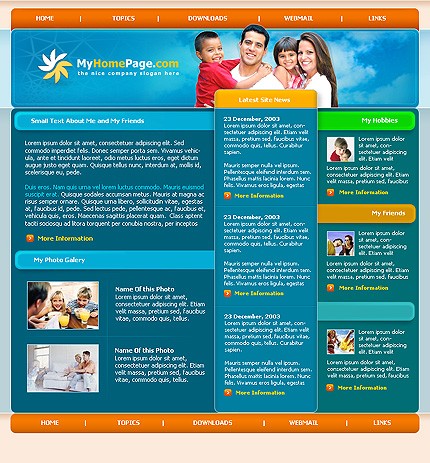 personal&nbsp;site template