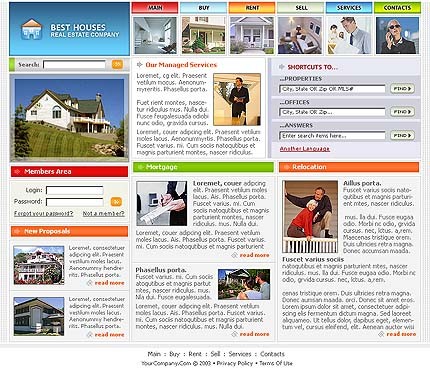 real&nbsp;site template