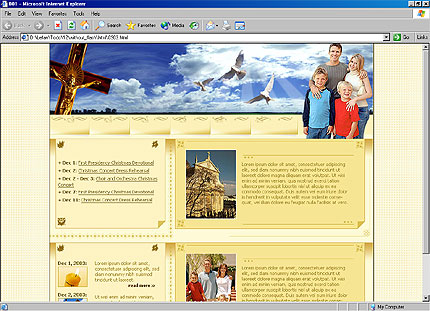 religion&nbsp;website template