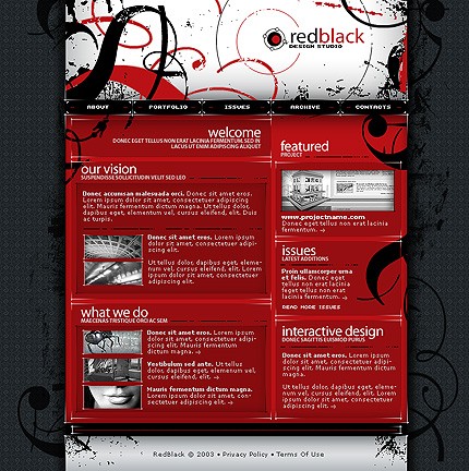 Template #3547, Adobe Photoshop Homepage Screenshot
