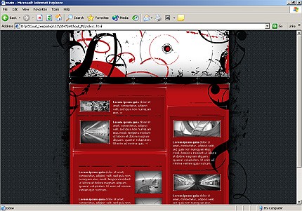 Template #3547, Html Content Page Screenshot