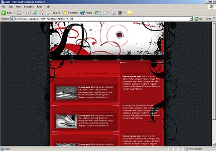 Template #3547, Html Content Page Screenshot
