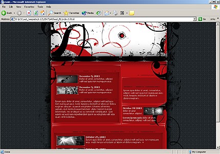 Template #3547, Html Content Page Screenshot
