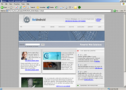 Template #3587, Html Content Page Screenshot