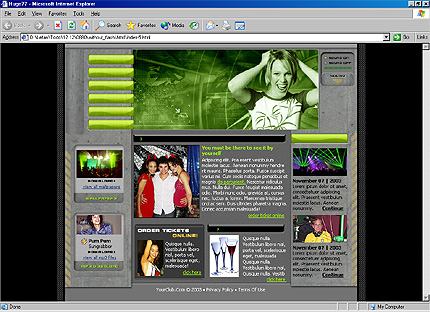 Template #3589, Html Content Page Screenshot