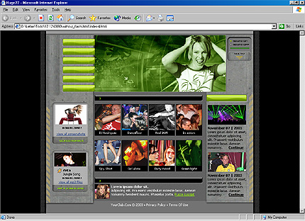 Template #3589, Html Content Page Screenshot