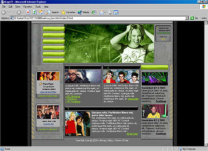Template #3589, Html Content Page Screenshot