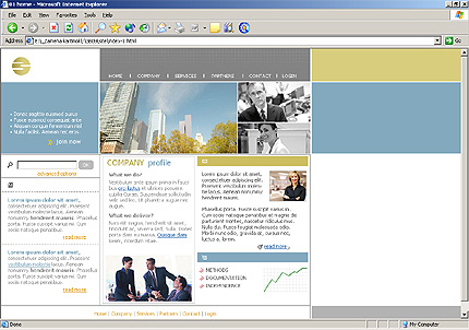Template #3609, Html Content Page Screenshot