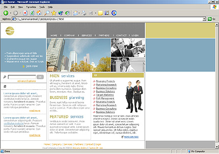 Template #3609, Html Content Page Screenshot