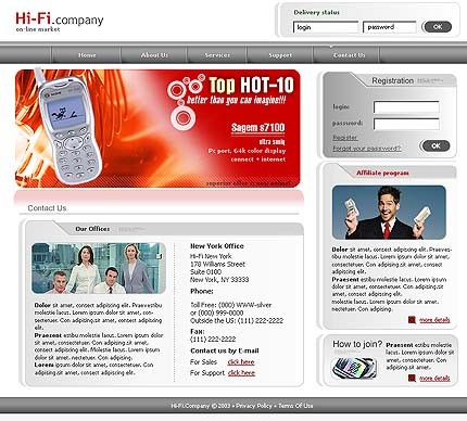 communication&nbsp;site template
