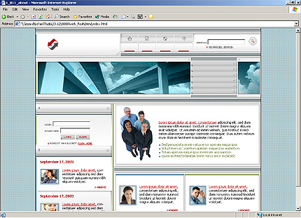 company&nbsp;website template