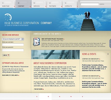 business&nbsp;site template