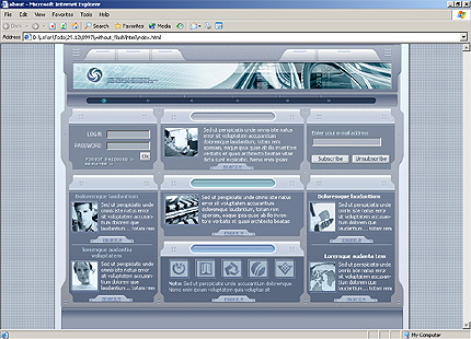 company&nbsp;website template