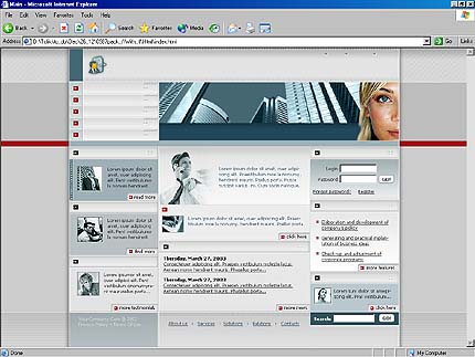consulting&nbsp;website template