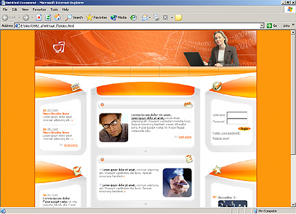company&nbsp;website template