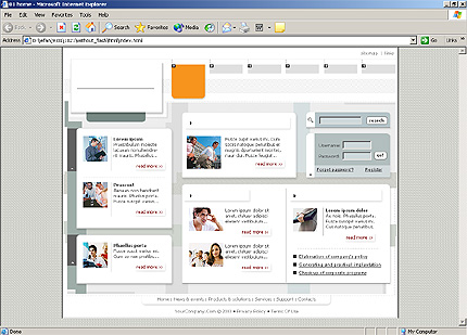 company&nbsp;website template