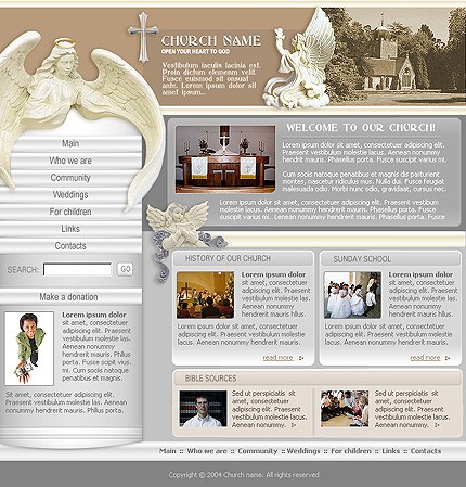 religious&nbsp;site template