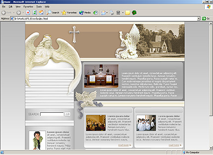 religion&nbsp;website template