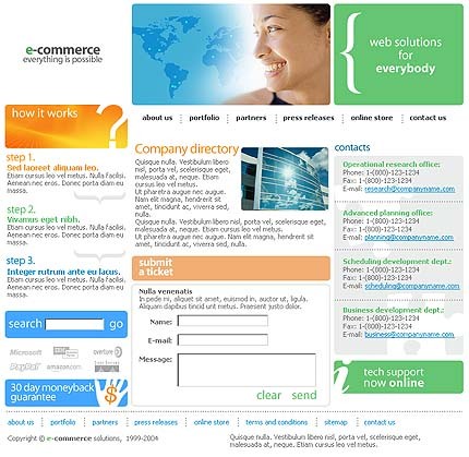 business&nbsp;site template