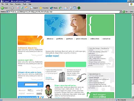 company&nbsp;website template
