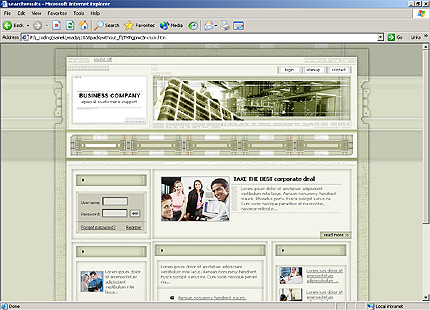 company&nbsp;website template