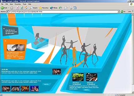 night&nbsp;site template