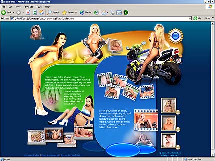 sex&nbsp;website template
