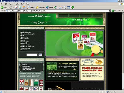 hedges&nbsp;website template