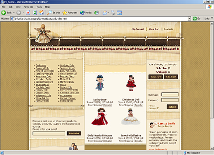 shop&nbsp;website template