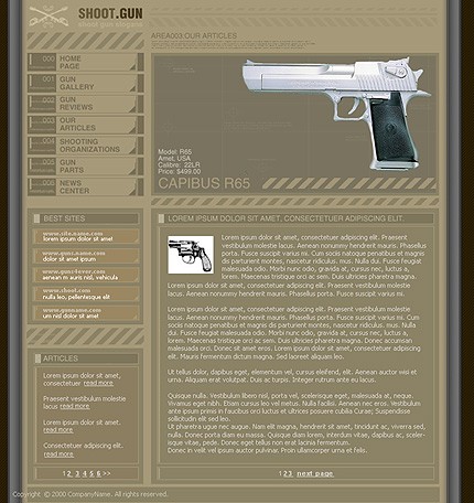 &nbsp;site template