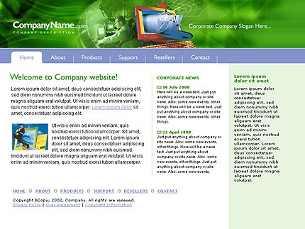 business&nbsp;site template