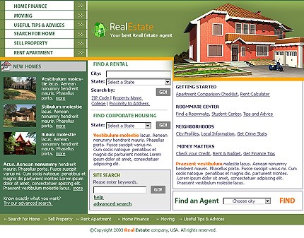 real&nbsp;site template