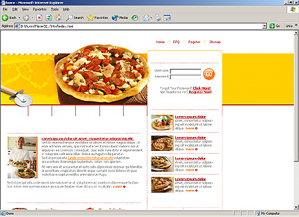 restaurant&nbsp;website template