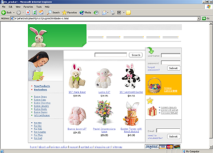 shop&nbsp;website template
