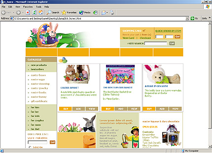 shop&nbsp;website template