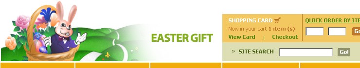 gifts&nbsp;website template
