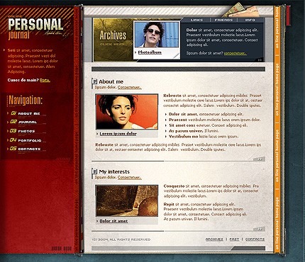 photo&nbsp;site template