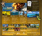 Template #4706Added: 2004-03-29Price: $69.00Categories: Full site, Most Popular, TravelKeywords: travel, agency, starfish, tour, country, resort, spa, flight, hotel, car, rental, cruise, daily, tour, sights, reservation, location, authorization, ticket, guide, beach, sea, relaxation, recreation, impression, air, liner, tourist, apartments, motel, vacation, comfort, destinationIncluded: .PSDbr.HTMLbr.FLAbr.SWF